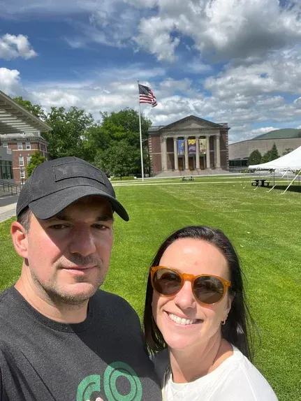 Leanne Conyers and her husband David, who run Taggart Property Group